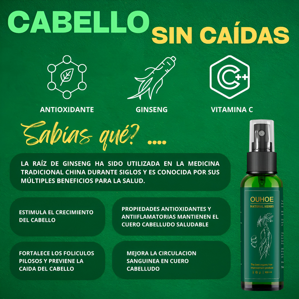 OUHOE Spray Crecimiento Capilar 100 ml